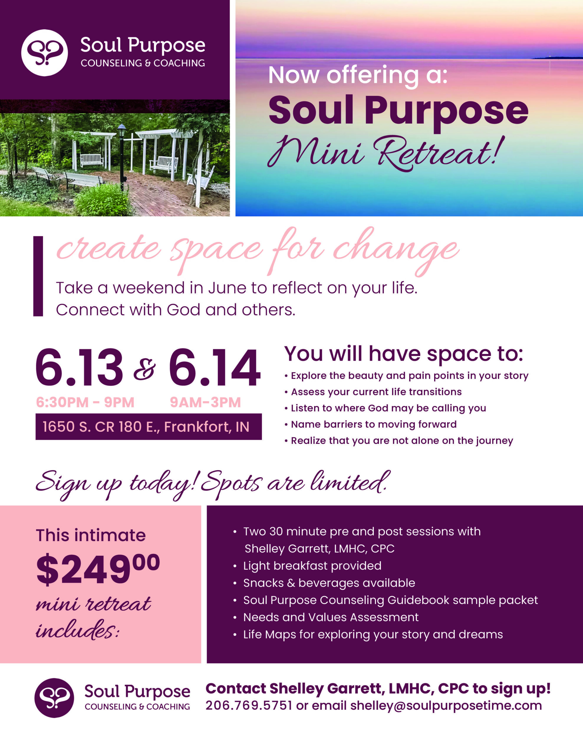 Mini Retreat Flyer